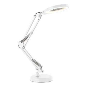LED prigušiva stona lampa sa lupom 2 u 1 AURIQ LOUPE LED/10W/5V 3000/4000/6500K bela