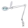 LED prigušiva stona lampa sa lupom i stezaljkom LED/8W/12/230V