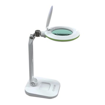 LED prigušiva stona lampa sa lupom LED/7W/230V 6500K bela