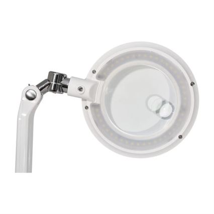 LED prigušiva stona lampa sa lupom LED/7W/230V 6500K bela