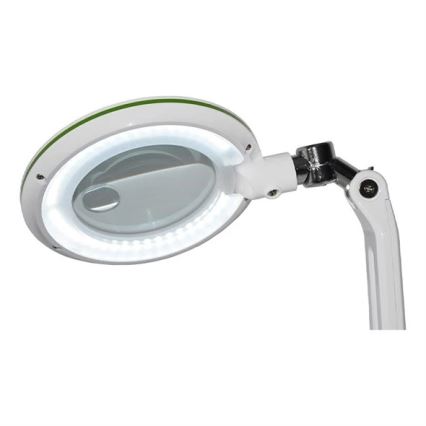 LED prigušiva stona lampa sa lupom LED/7W/230V 6500K bela