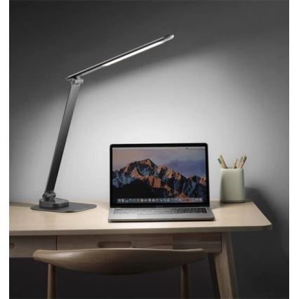 LED prigušiva stona lampa sa USB LED/7,5W/230V 3000K/4000K/5500K antracit
