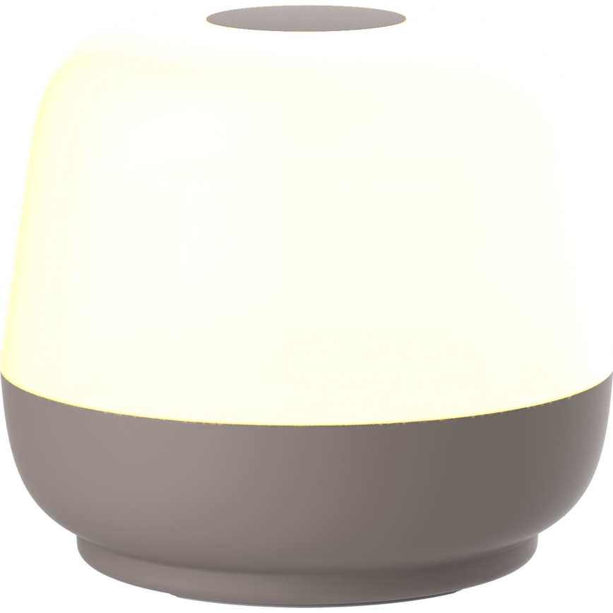 LED prigušiva dodirna spoljašnja stona lampa SAMBA LED/1,2W/5V USB 1200 mAh IP44 siva