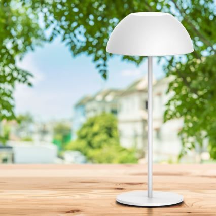 LED prigušiva dodirna spoljašnja stona lampa TANZANIA LED/1,8W/5V USB 1800 mAh IP44 bela