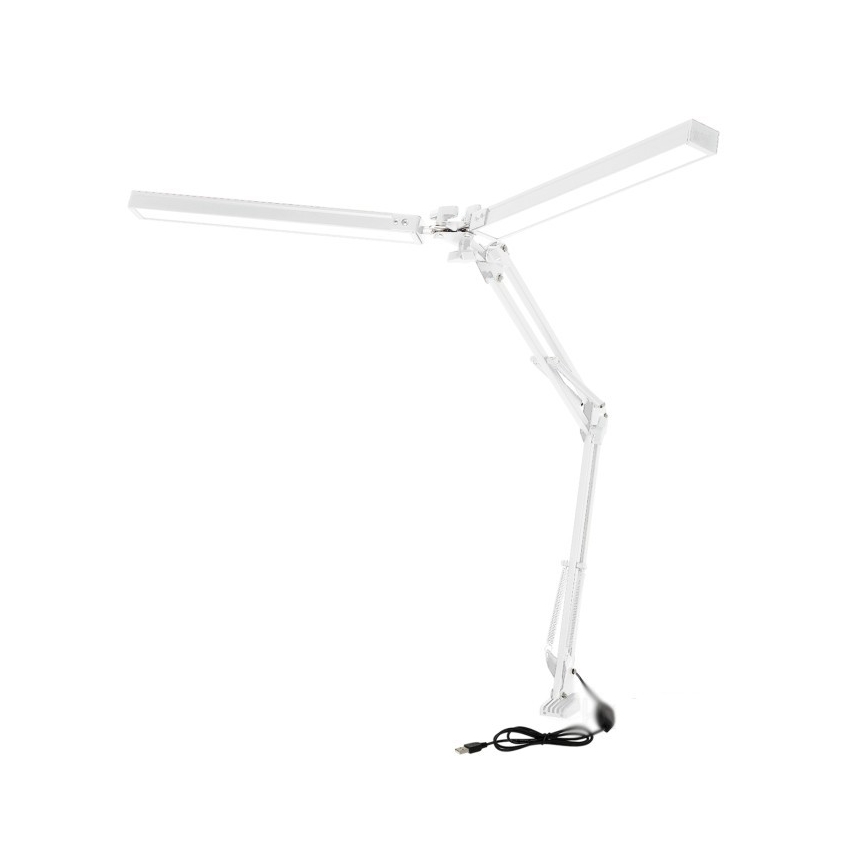 LED prigušiva stona lampa TENUIX DUO LED/15W/230V 3000-6000K bela