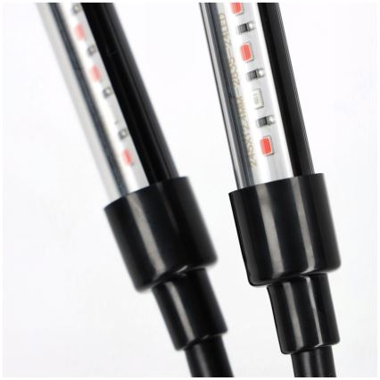 Fleksibilna LED prigušiva stona lampa za uzgoj biljaka VITARO 3xLED/10W/230V crna