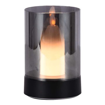 LED prigušiva stona punjiva lampa LED/2W/5V 3000K 2400 mAh crna