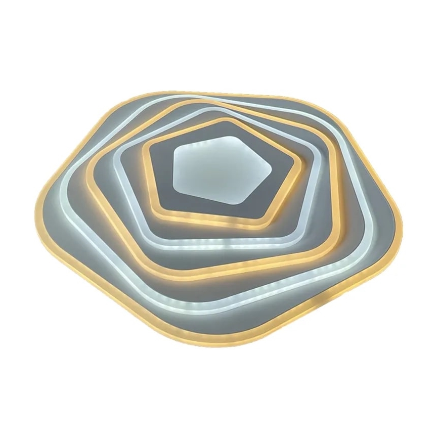 Prigušiva LED stropna svetiljka LED/125W/230V 3000-6500K + daljinski upravljač