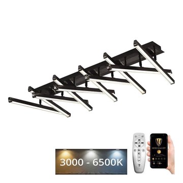 LED prigušiva stropna lampa LED/125W/230V 3000-6500K + daljinski upravljač