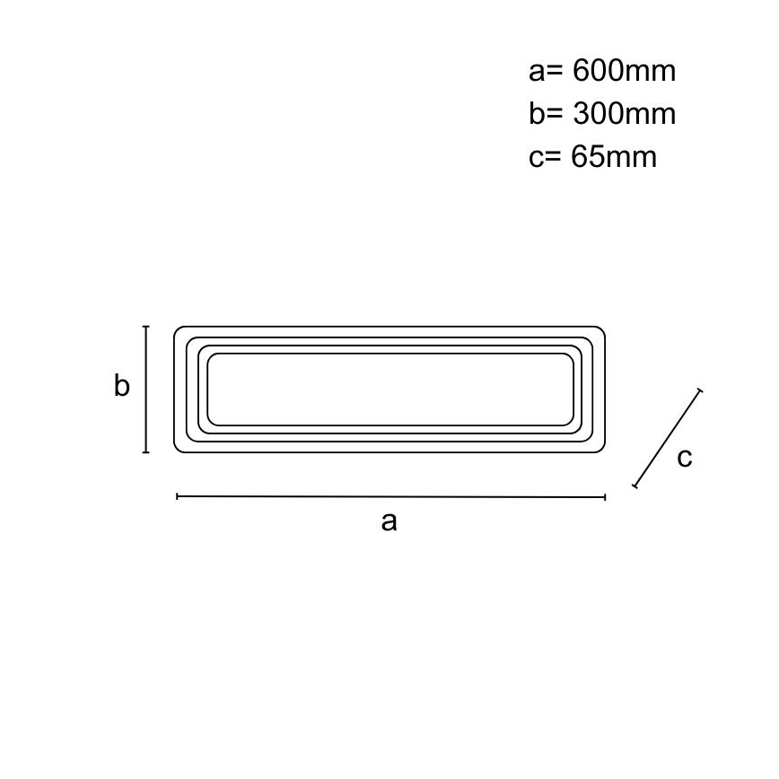 LED prigušiva stropna lampa LED/85W/230V 3000-6500K + daljinski upravljač