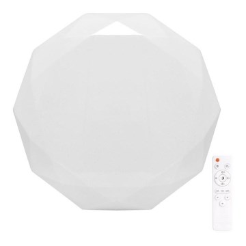 LED prigušiva stropna svetiljka DIAMANT LED/50W/230V + daljinski upravljač