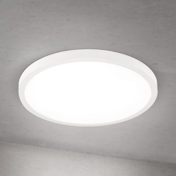 LED prigušiva stropna svetiljka DISC LED/30W/230V 2700/3000/4000K Ø 40 cm bela