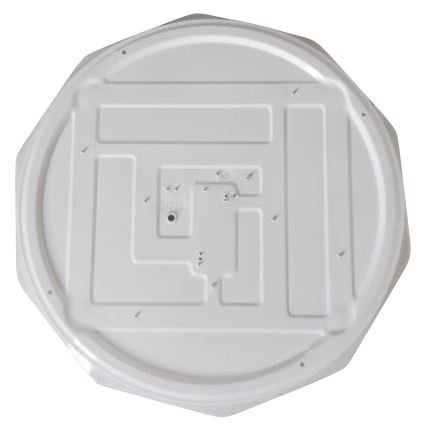 LED prigušiva plafonska svetiljka HEX LED/72W/230V 3000-6000K prečnik 50 cm bela + daljinski upravljač