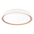 LED prigušiva stropna svetiljka ILVI LED/30W/230V 2700-6500K prečnik 40 cm bela/bež + daljinski upravljač