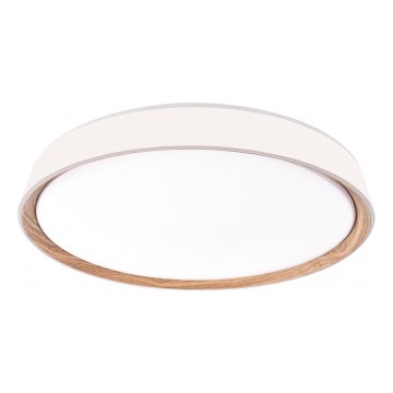 LED prigušiva stropna svetiljka ILVI LED/30W/230V 2700-6500K prečnik 40 cm bela/bež + daljinski upravljač