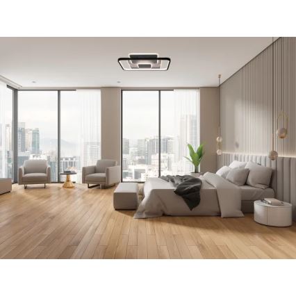 LED prigušiva plafonska svetiljka LED/110W/230V 3000-6500K bela + daljinski upravljač