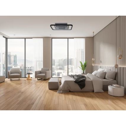 LED prigušiva plafonska svetiljka LED/110W/230V 3000-6500K bela + daljinski upravljač
