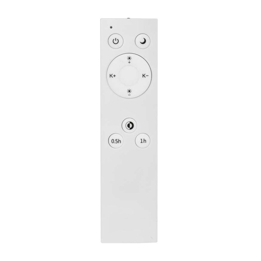 LED prigušiva plafonska svetiljka 24W/230V + daljinski upravljač, okrugla, 2700K-6500K