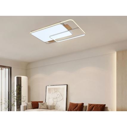 LED prigušiva stropna svetiljka LED/280W/230V 3000-6500K + daljinski upravljač