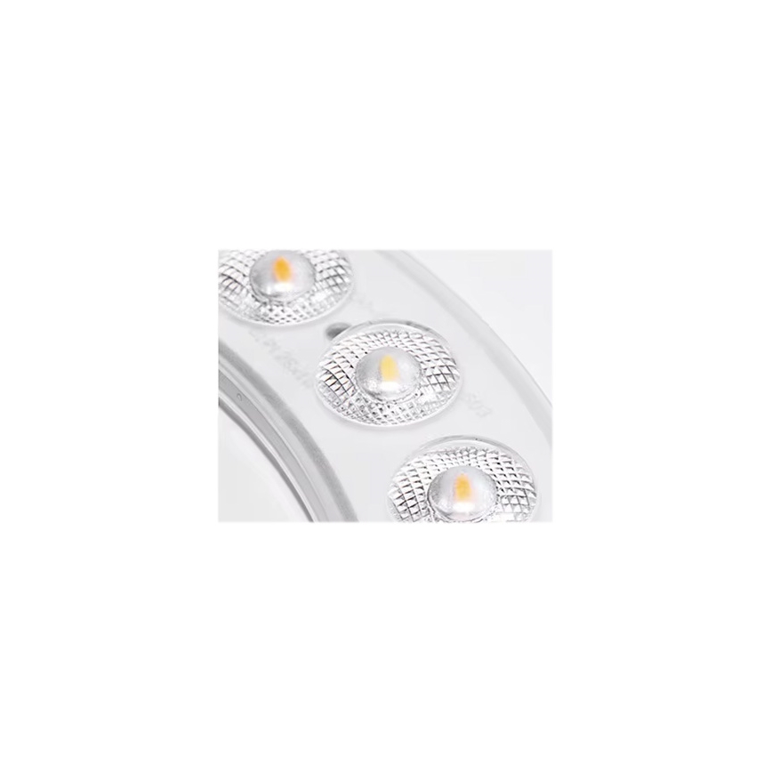 LED prigušiva stropno svetlo LED/30W/230V 3000-6500K prečnik 30 cm crna + daljinski upravljač