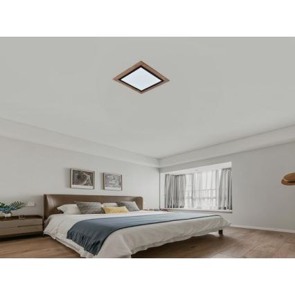 LED prigušiva stropna svetiljka LED/35W/230V 3000-6500K + daljinski upravljač