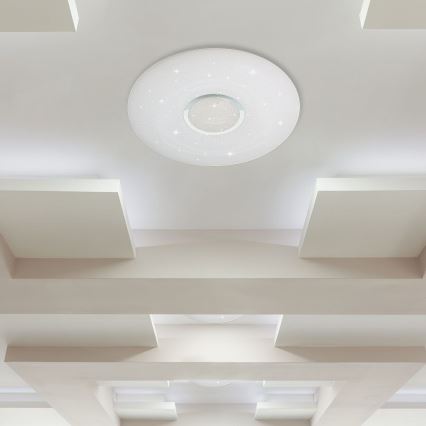 LED prigušiva plafonsko svetlo LED/40W/230V 3000/4000/6500K prečnik 39 cm + daljinski upravljač