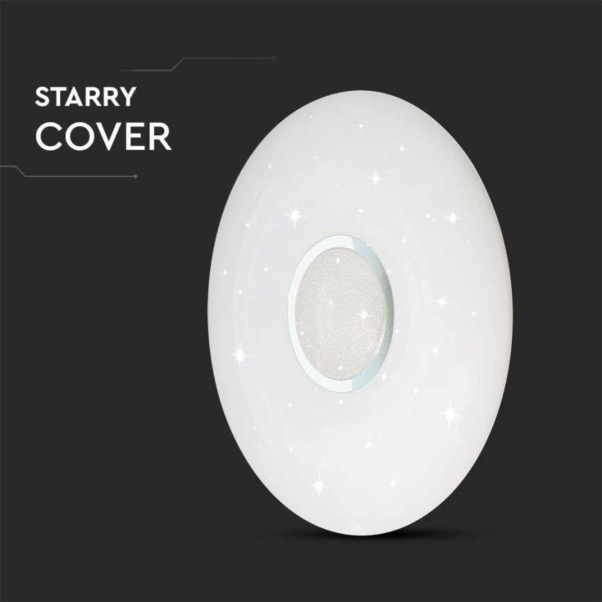 LED prigušiva plafonsko svetlo LED/40W/230V 3000/4000/6500K prečnik 39 cm + daljinski upravljač