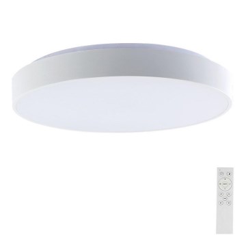 LED prigušiva stropna svetiljka LED/40W/230V 3000-6500K 39,5 cm bela + daljinski upravljač
