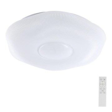 LED prigušiva stropna svetiljka LED/40W/230V 3000-6500K 40 cm bela + daljinski upravljač