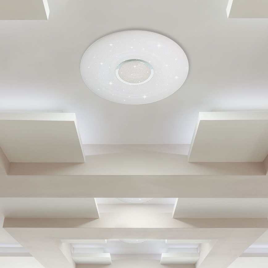 LED prigušiva stropna lampa LED/40W/230V 3000K/4000K/6500K prečnik 49 cm + daljinski upravljač