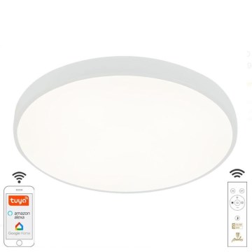 LED prigušiva stropna svetiljka LED/48W/230V 2700-6500K Wi-Fi Tuya + daljinski upravljač