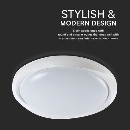 LED prigušiva stropna svetiljka LED/60W/230V 3000-6500K 49,2 cm bela + daljinski upravljač