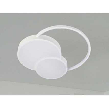 LED prigušiva stropna svetiljka LED/60W/230V 3000-6500K bela + daljinski upravljač