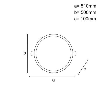 LED prigušiva stropna svetiljka LED/60W/230V 3000-6500K + daljinski upravljač