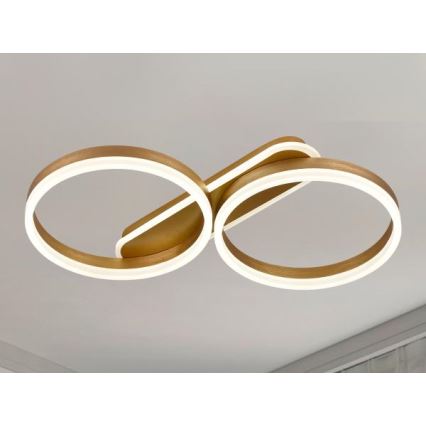 LED prigušiva stropna svetiljka LED/60W/230V 3000-6500K + daljinski upravljač