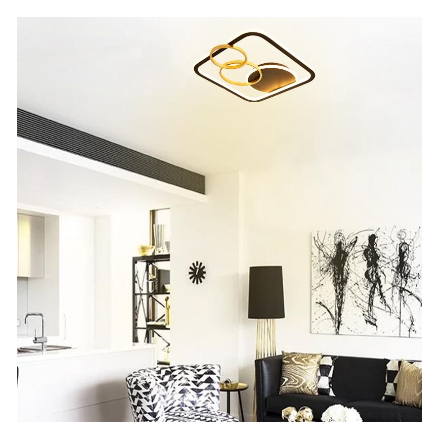 LED prigušiva stropna svetiljka LED/70W/230V 3000-6500K + daljinski upravljač