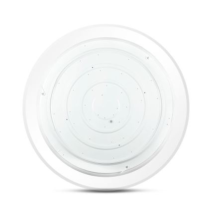 LED prigušiva plafonska svetiljka LED/72W/230V 3000-6500K fi 67 cm bela + daljinski upravljač