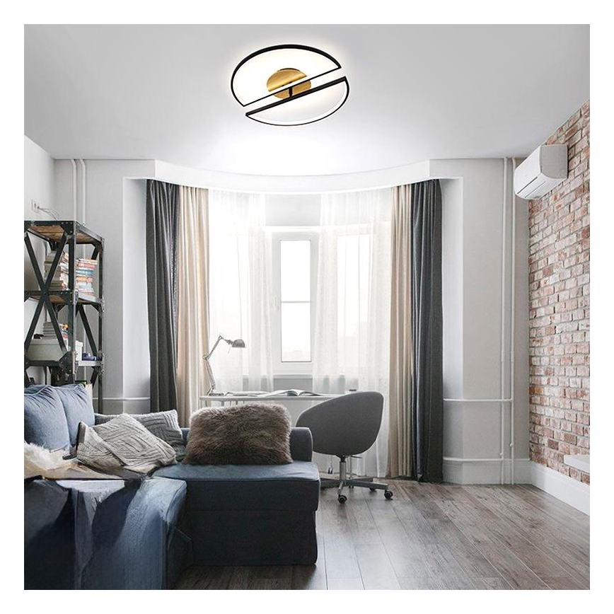 LED prigušiva plafonska lampa LED/75W/230V 3000-6500K bukva + daljinski upravljač