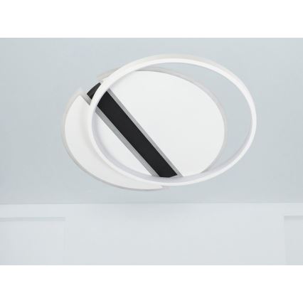 LED prigušiva stropna svetiljka LED/80W/230V 3000-6500K bela + daljinski upravljač