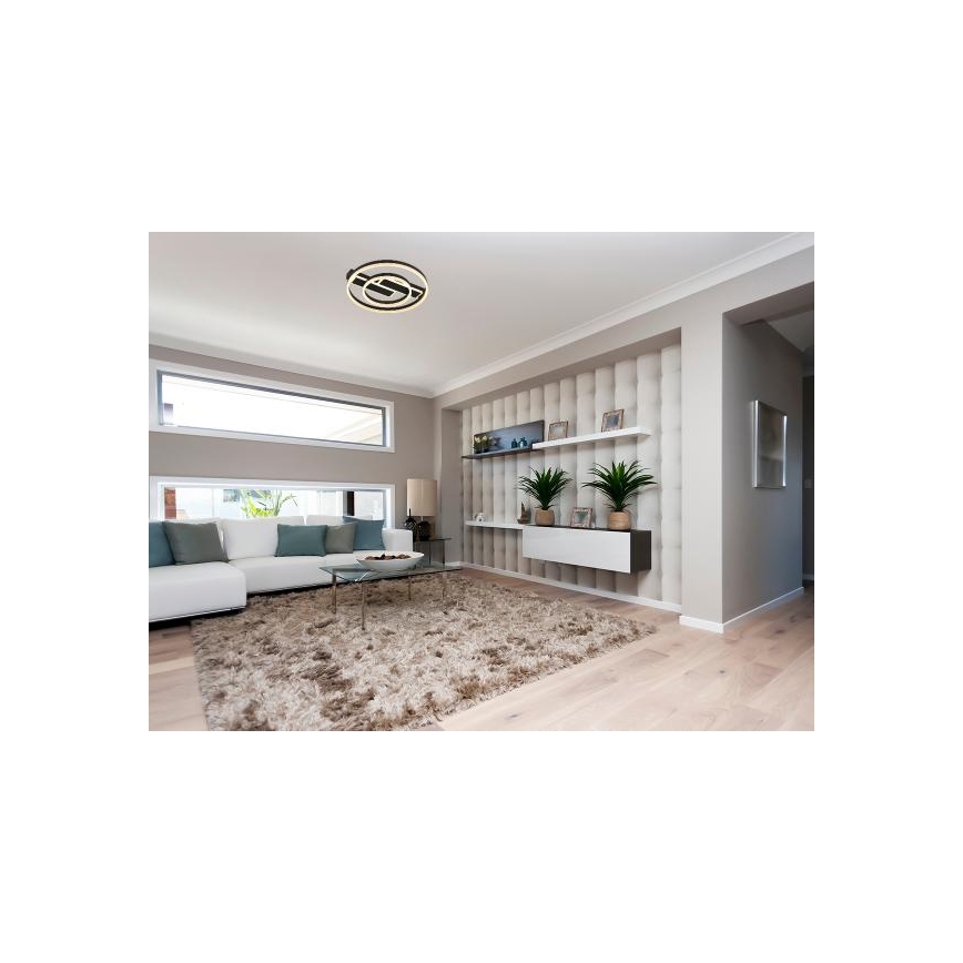 LED prigušiva stropna svetiljka LED/80W/230V 3000-6500K + daljinski upravljač