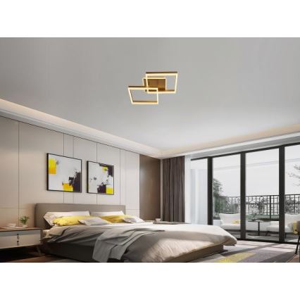 LED prigušiva stropna svetiljka LED/80W/230V 3000-6500K + daljinski upravljač