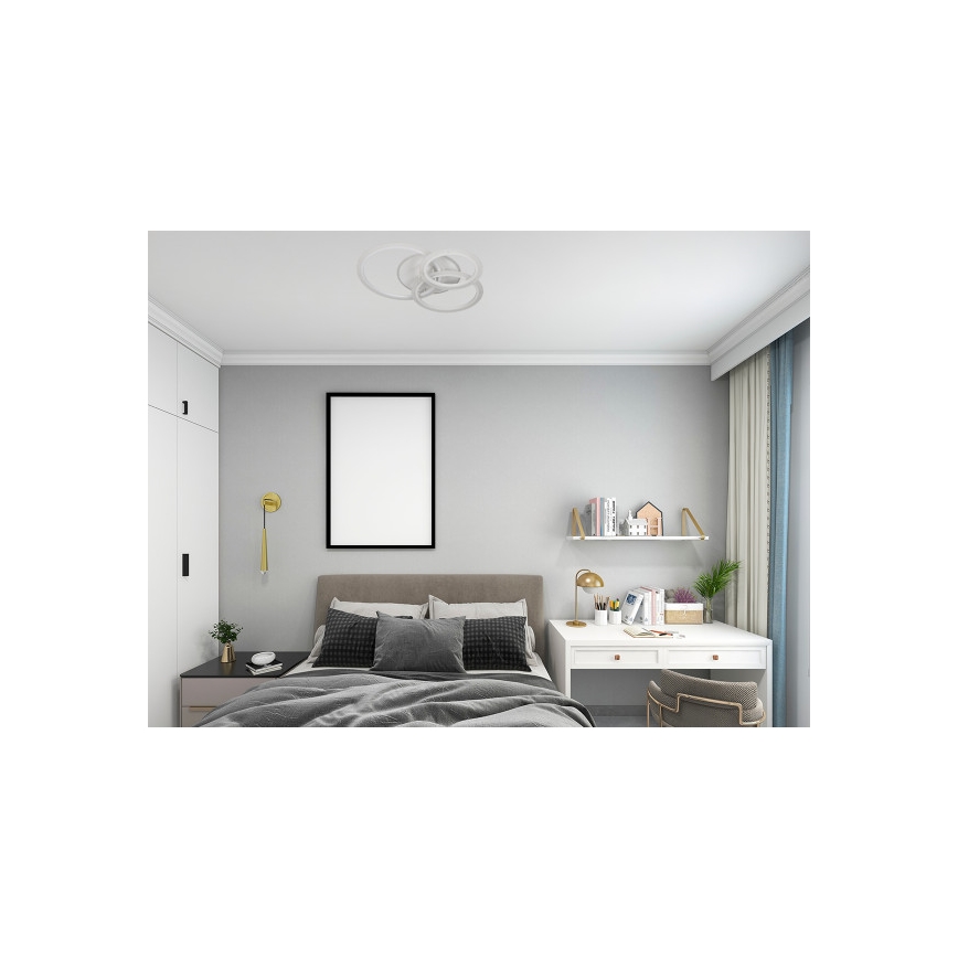 LED prigušiva stropna svetiljka LED/90W/230V 3000-6500K + daljinski upravljač