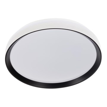 LED prigušiva stropna svetiljka LIXAN LED/47W/230V 3000-6500K prečnik 38,6 cm bela/crna + daljinski upravljač