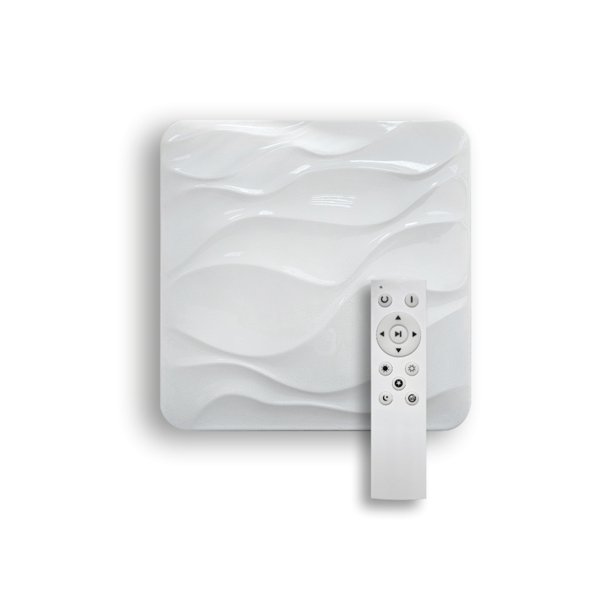 LED plafonsko svetlo NERIS sa prigušiva LED/60W/230V 2700-6500K 53x53 cm + daljinski upravljač