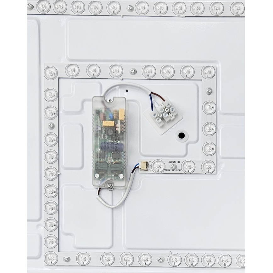 LED plafonsko svetlo NERIS sa prigušiva LED/60W/230V 2700-6500K 53x53 cm + daljinski upravljač