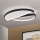 LED prigušiva stropna svetiljka OLGA LED/28W/230V crna/bela