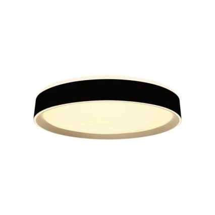 LED prigušiva plafonska svetiljka sa glasovnim upravljanjem OPAL LED/48W/230V 2700-6500K crna + daljinski upravljač