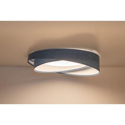 LED prigušiva plafonska svetiljka SMART GALAXY MODERN LED/24W/230V 3000-6500K prečnik 55 cm plava + daljinski upravljač