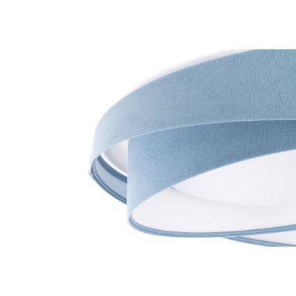 LED prigušiva plafonska svetiljka SMART GALAXY MODERN LED/24W/230V 3000-6500K prečnik 55 cm plava + daljinski upravljač