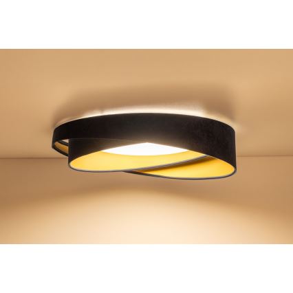 LED prigušiva plafonska svetiljka SMART GALAXY MODERN LED/24W/230V 3000-6500K prečnika 55 cm plava/zlatna + daljinski upravljač